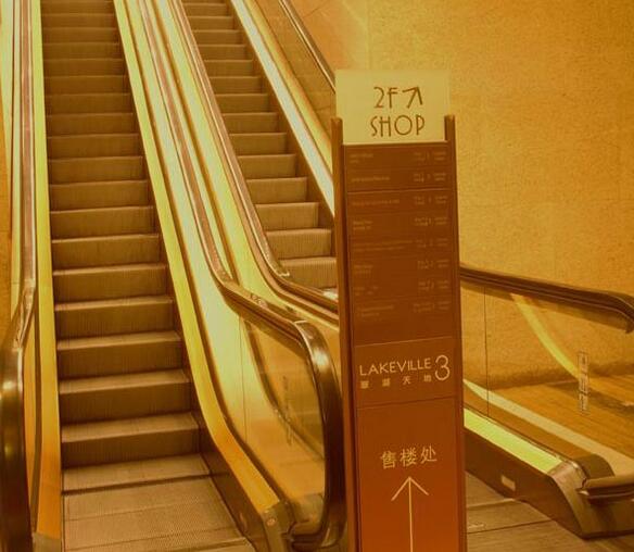 商场电梯楼层指示立牌